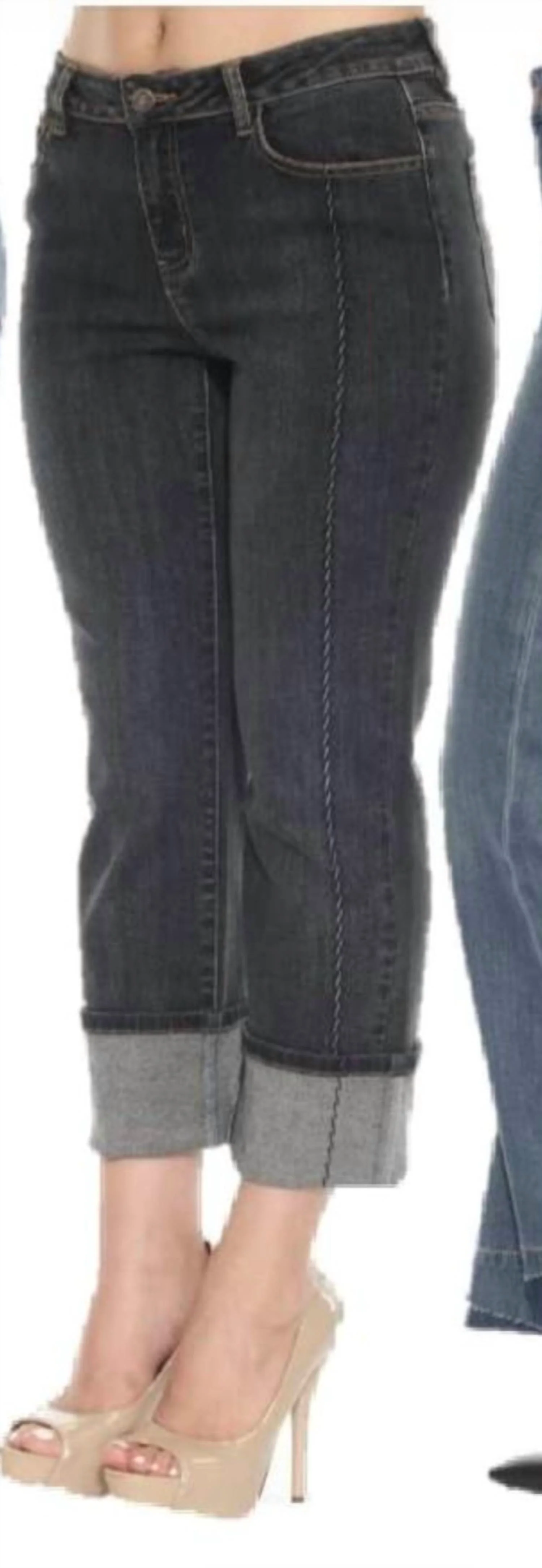 Celine Cuffed Jeans