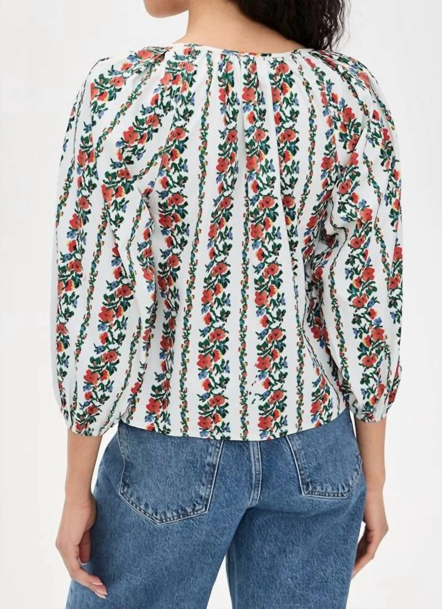 Chariot Top In Tapestry Floral - Image 3