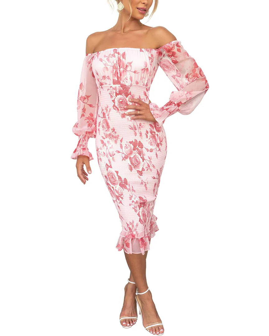 CHARLOTTE GREEN Midi Dress