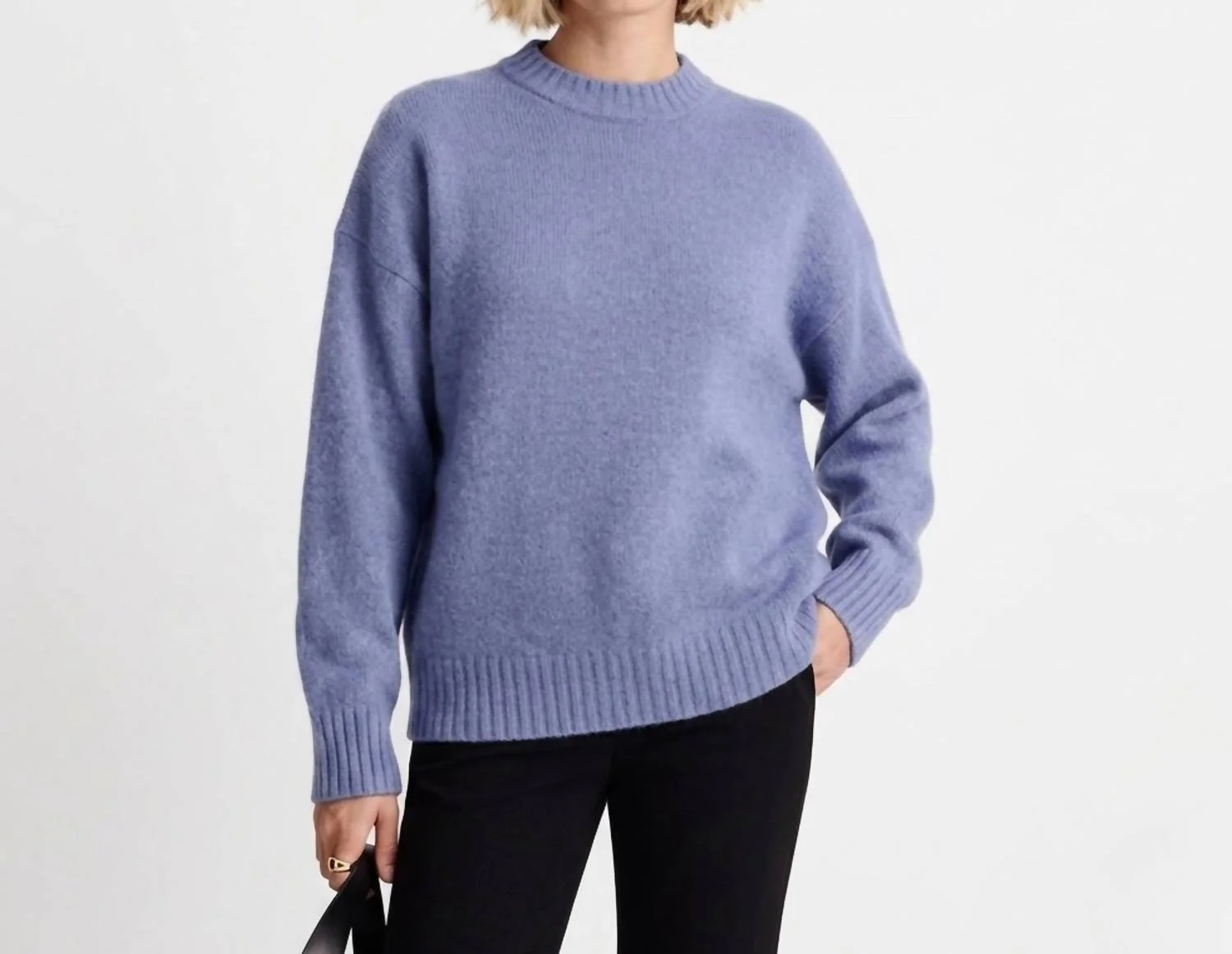 Charm Kritty Pullover Sweater In Blue