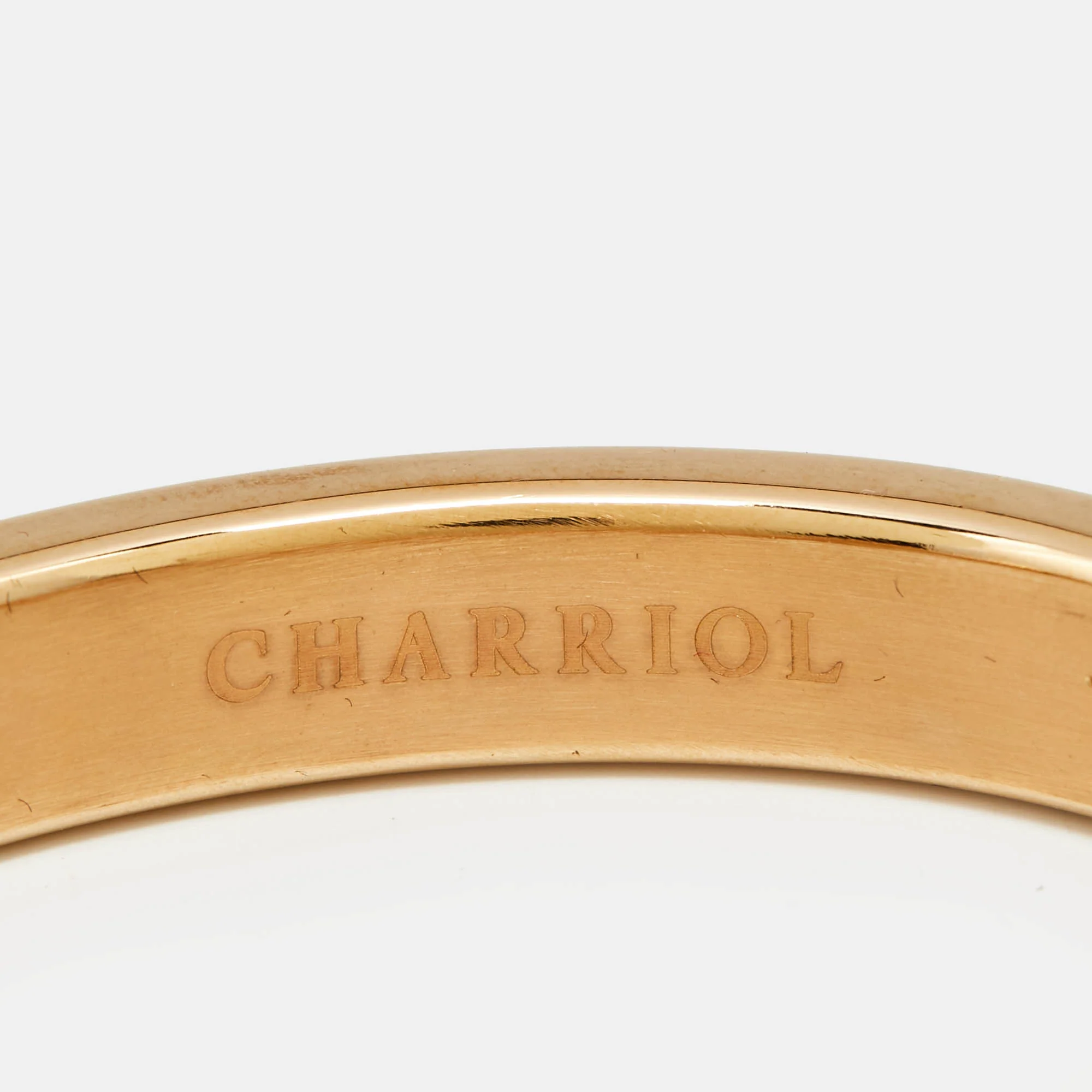 Charriol Forever Pvd Coated Steel Rose Gold Tone Bangle Bracelet - Image 5