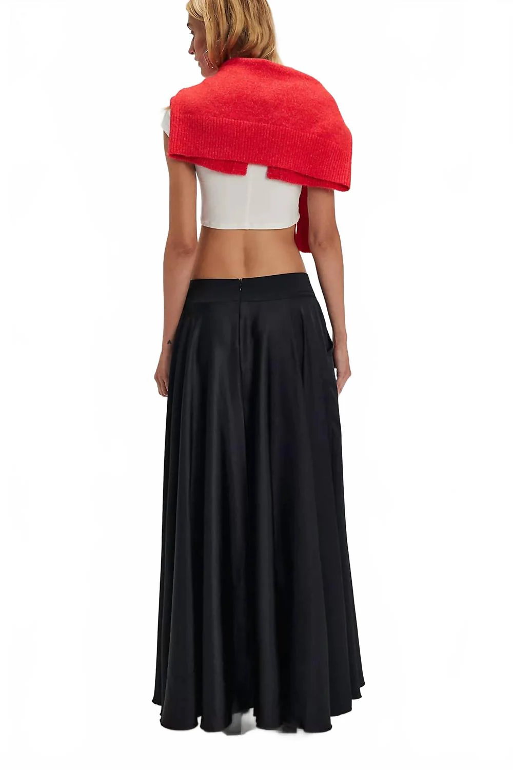 Chilco Maxi Skirt In Black - Image 3