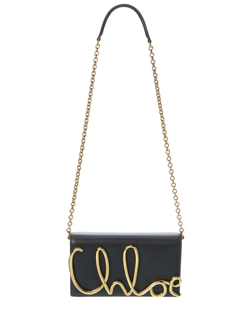 Chloé Iconic Logo Leather Shoulder Bag
