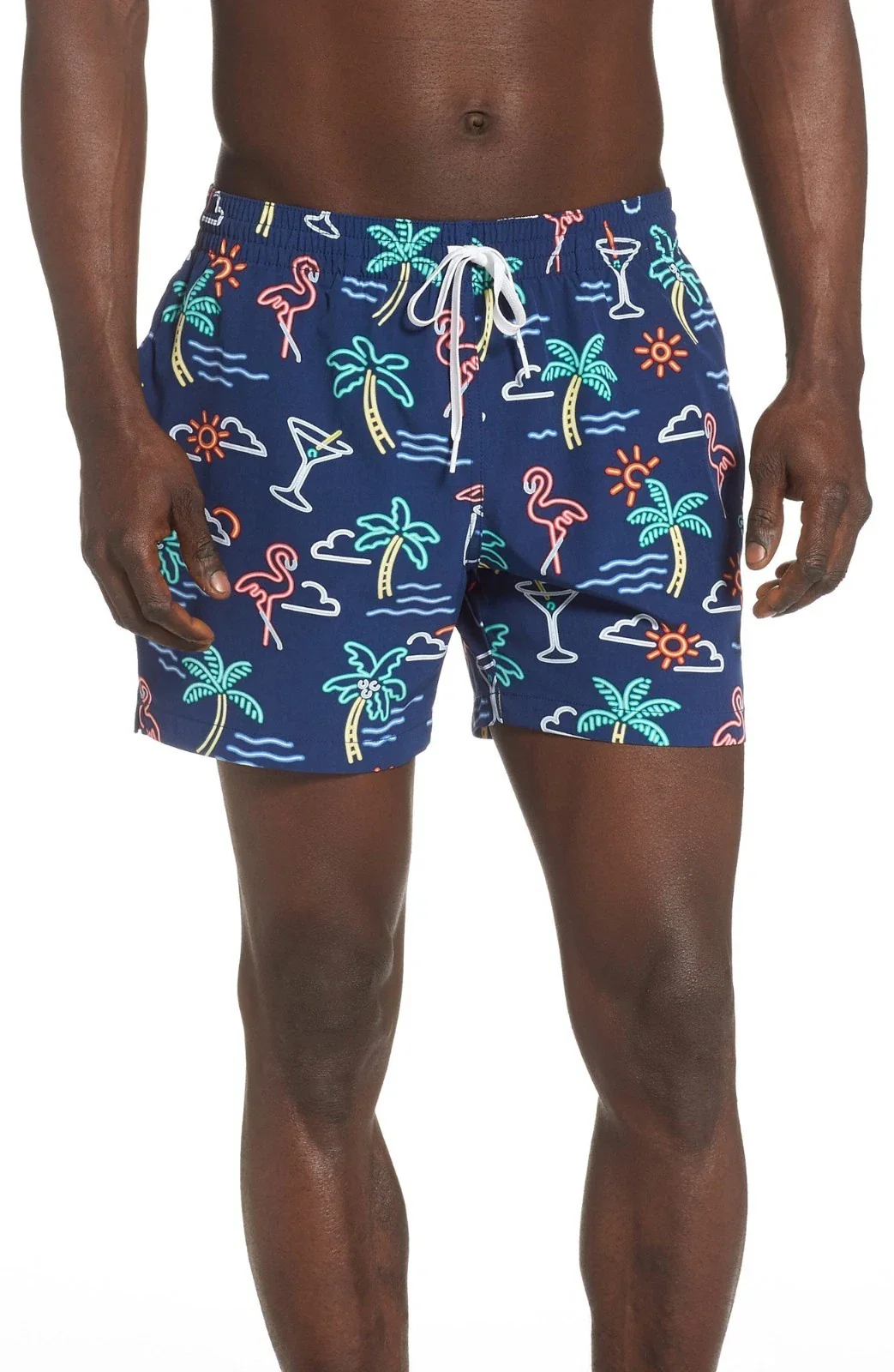 Chubbies Classic Swim Trunks Men's Navy 5.5" Drawstring Waist DSGL10 - Image 2