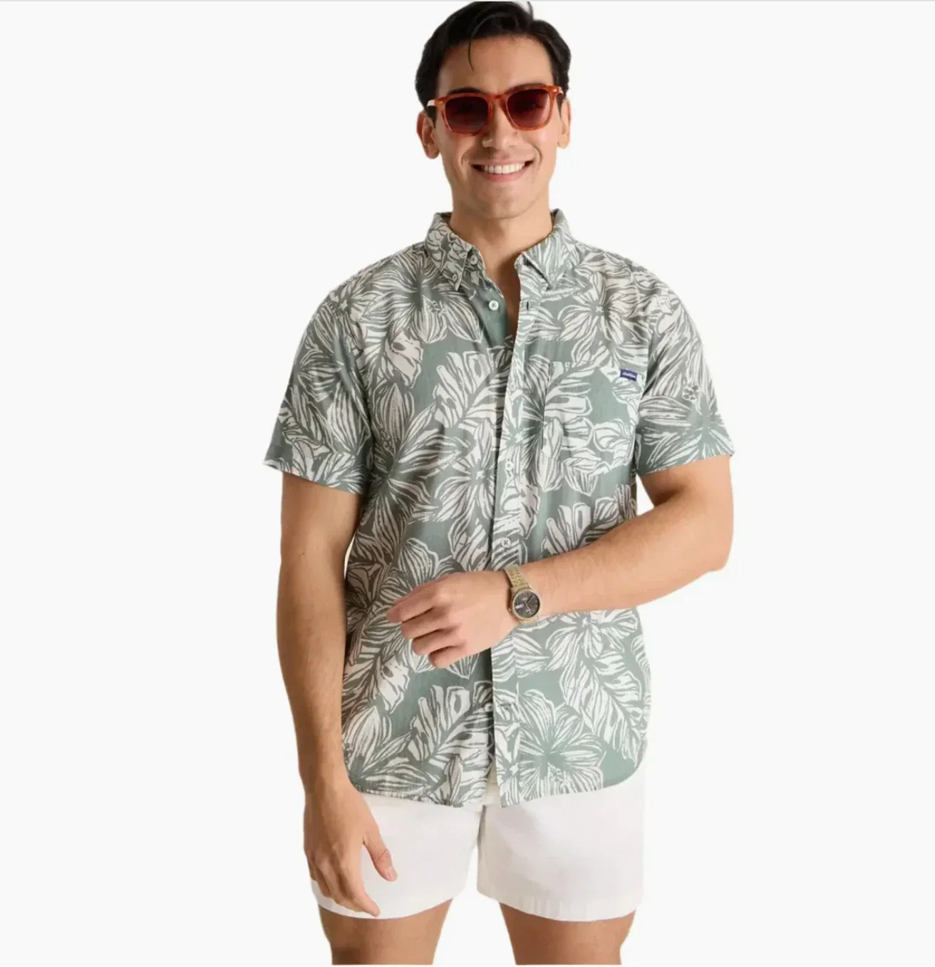 Chubbies Resort Weave Friday Shirt Men's Garden State Button Down DSGL735