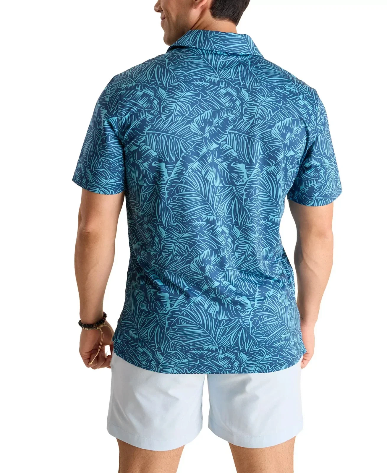 Chubbies The Dyed And True Polo Shirt Men's Navy Tropical Performance JDM2430 - Image 4