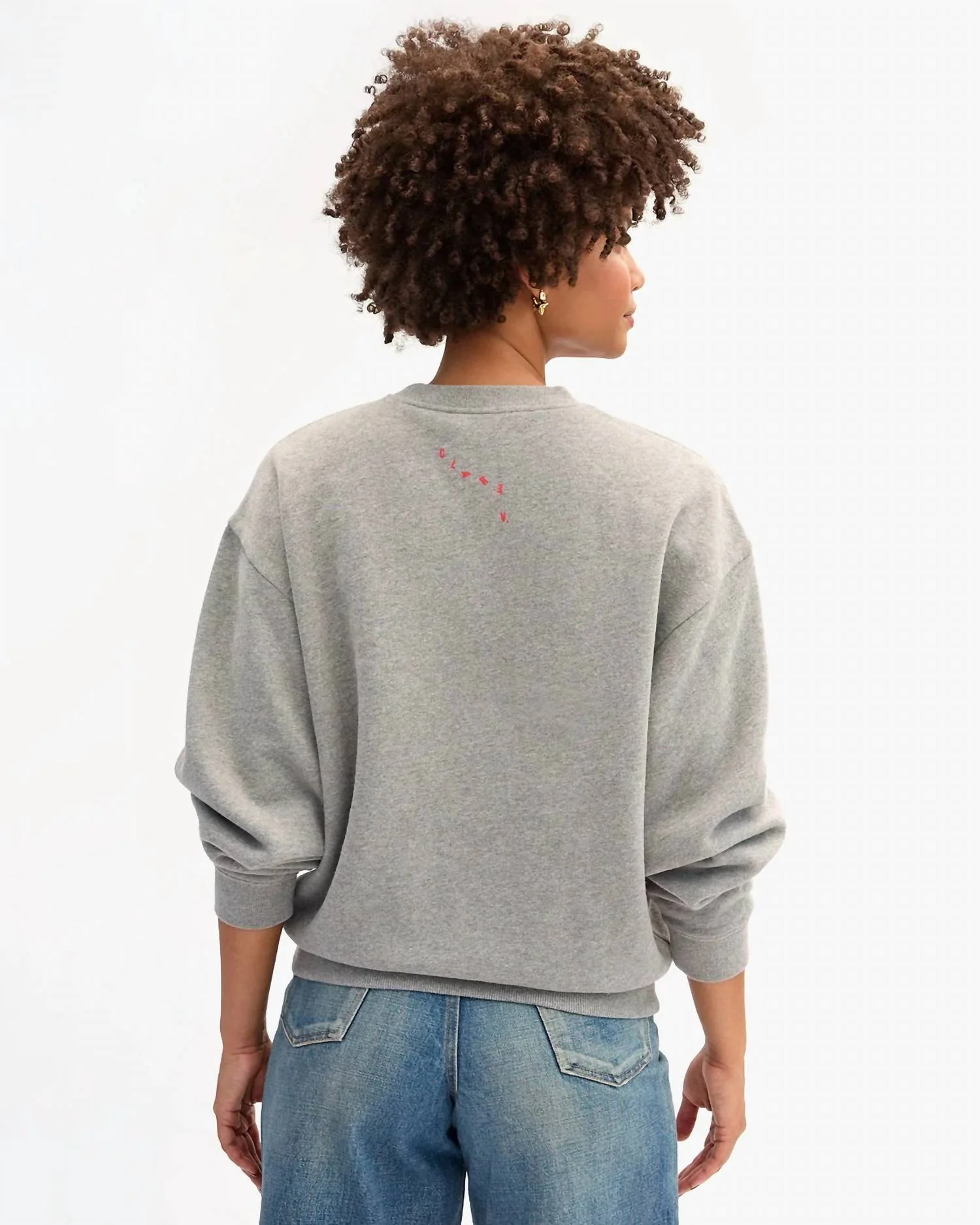 Ciao Sweatshirt In Grey Melange - Image 2