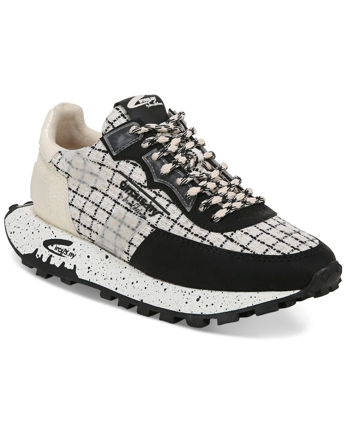 CircNY by Sam Edelman Devyn Sneakers Womens Vanilla Casual Shoes HTAT1005 - Image 4