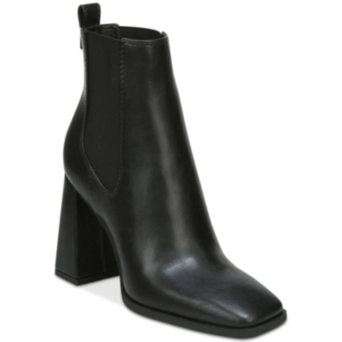 CircNy by Sam Edelman Polly Boot Women Black Flare Heel Bootie HTAT1198 - Image 2