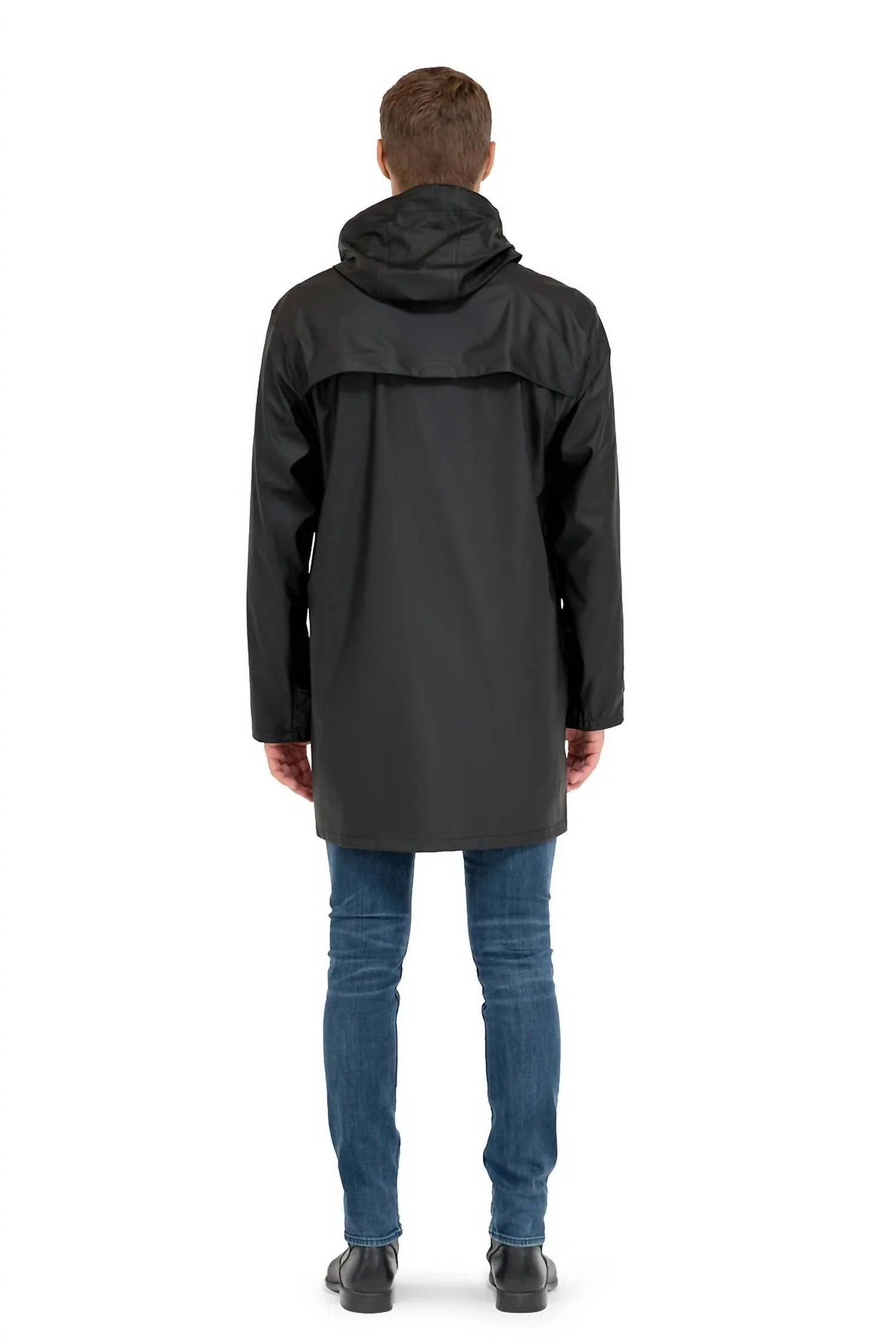 City Proof All Season Rain Jacket In Black - Image 2