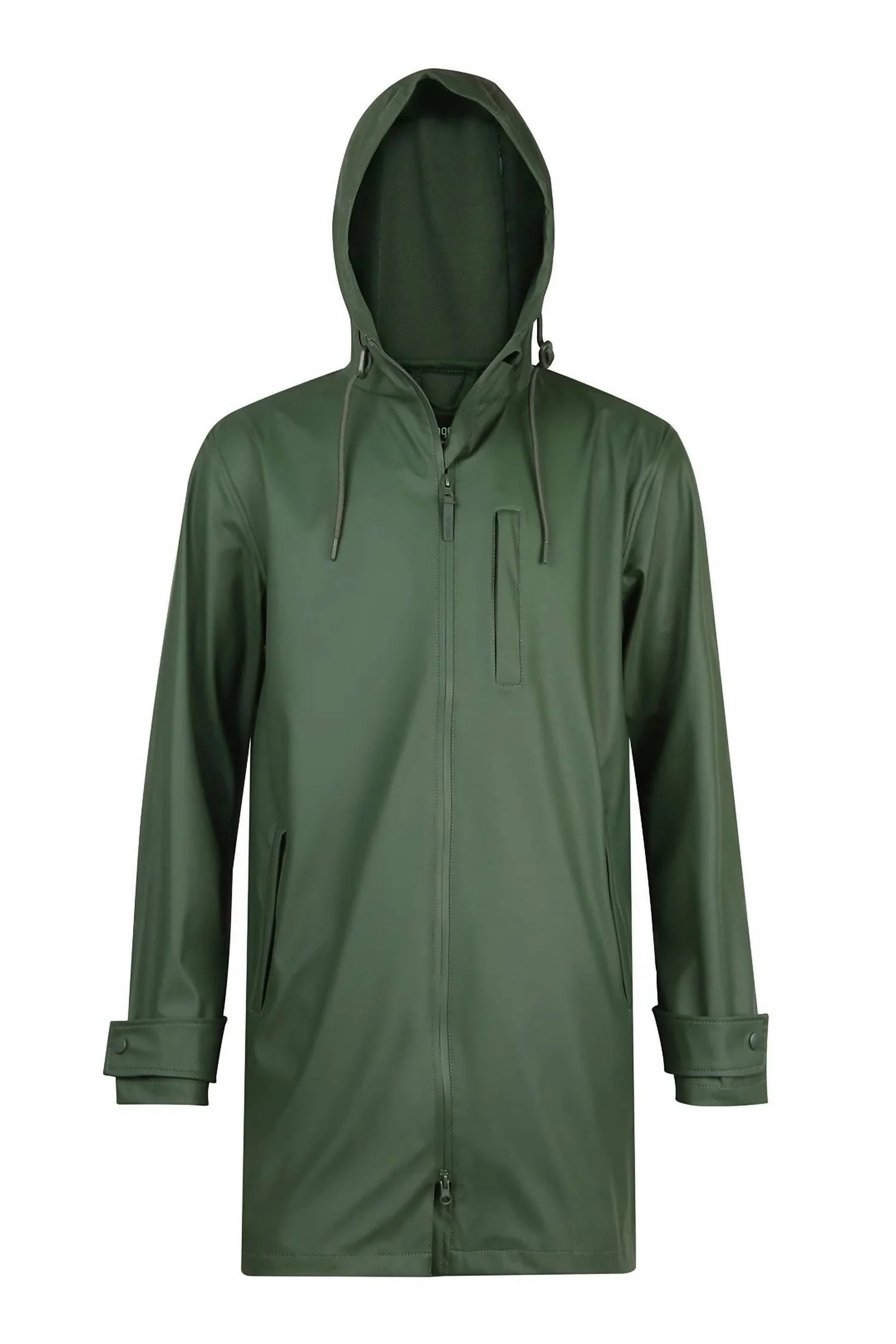 City Proof All Season Rain Jacket In Forest - Image 5