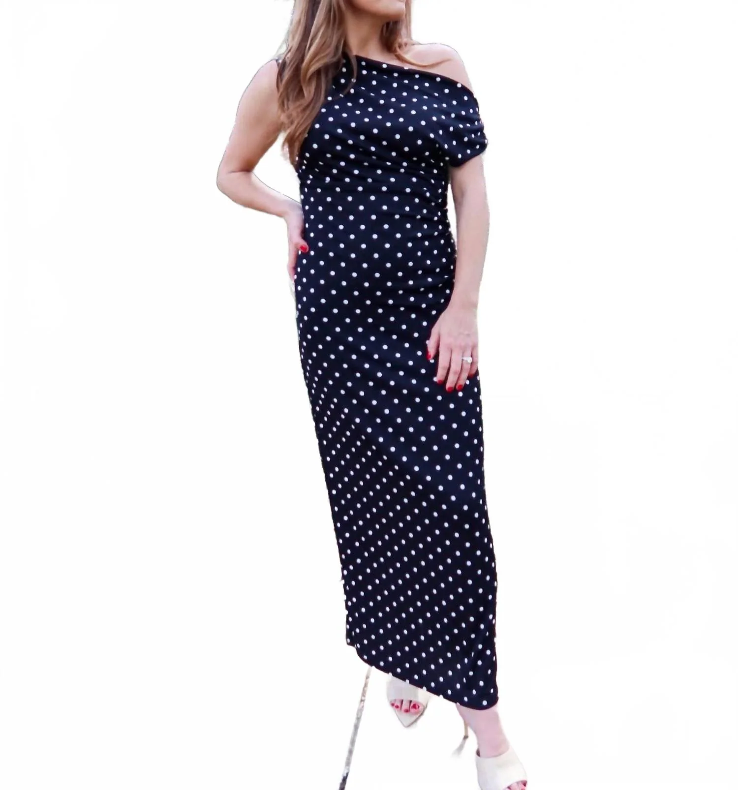 City Stroll Maxi Dress In Black