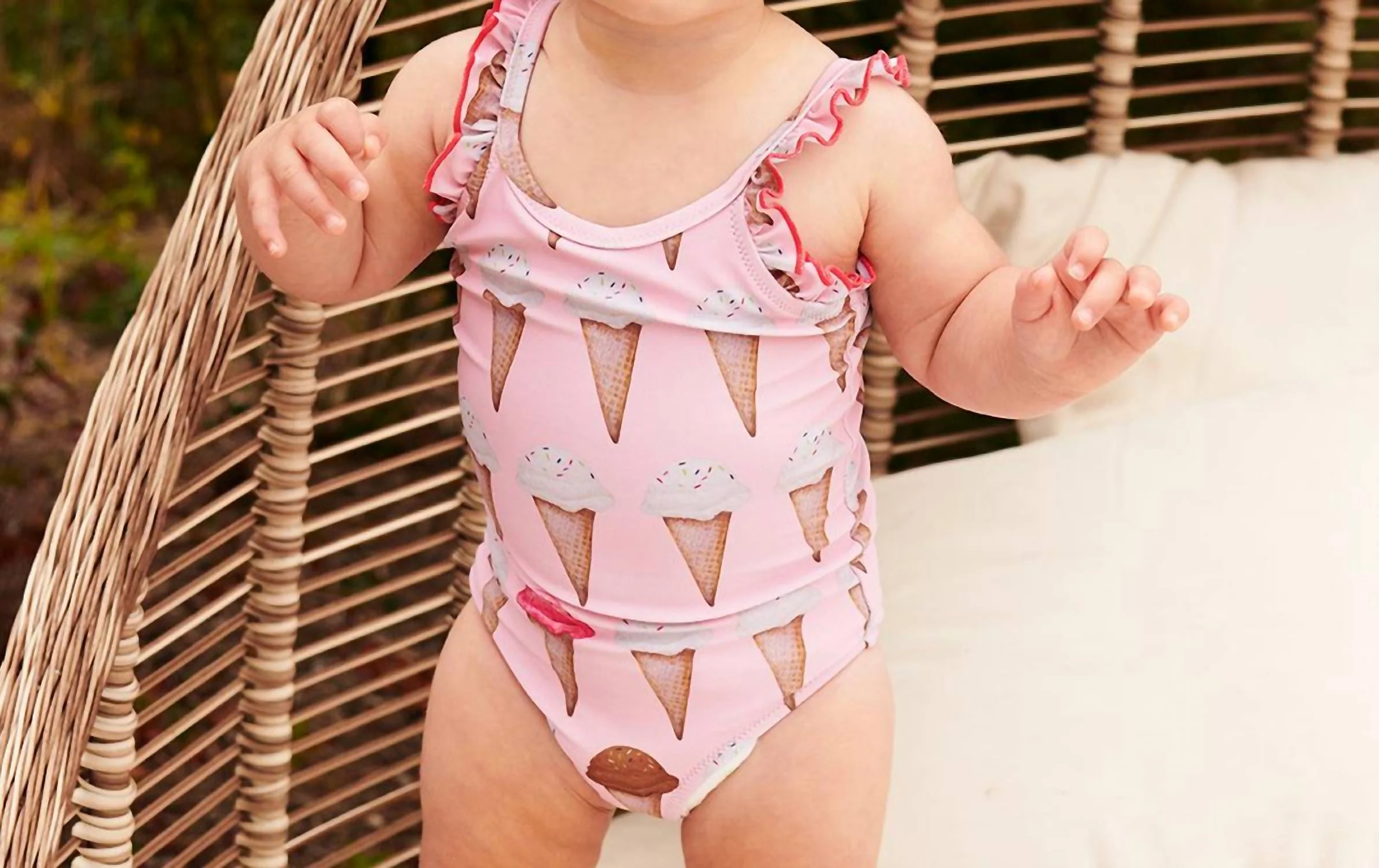 Claire Swimsuit In Neapolitan Ice Cream