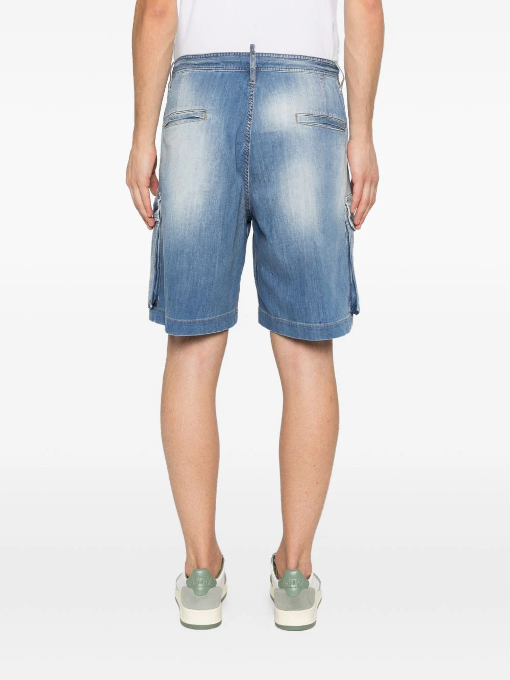 Classic Five Pocket Denim Casual Shorts - Image 5