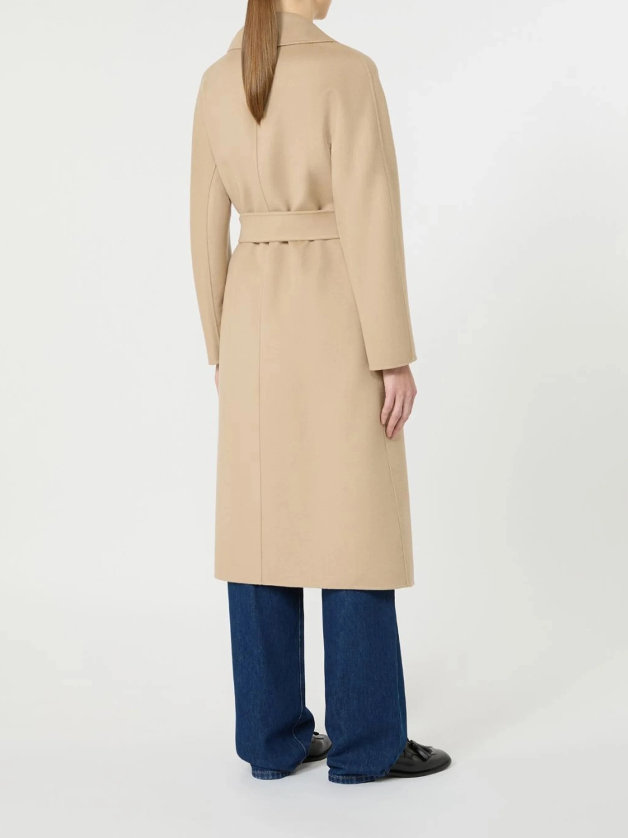 Cles Belted Waist Long Coat - Image 3