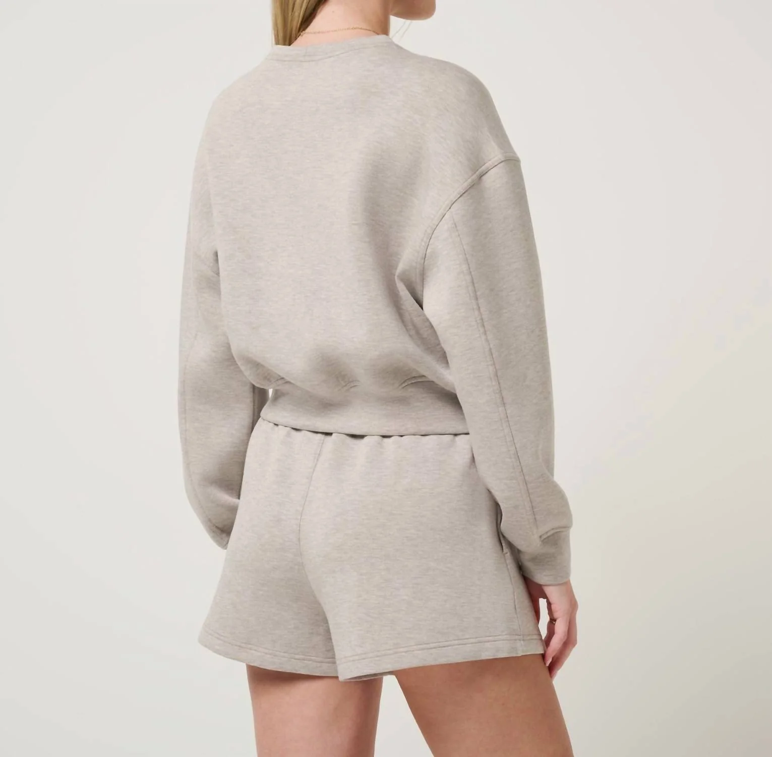 Cloudscape Pullover Sweater In Heather Savannah Tan - Image 3