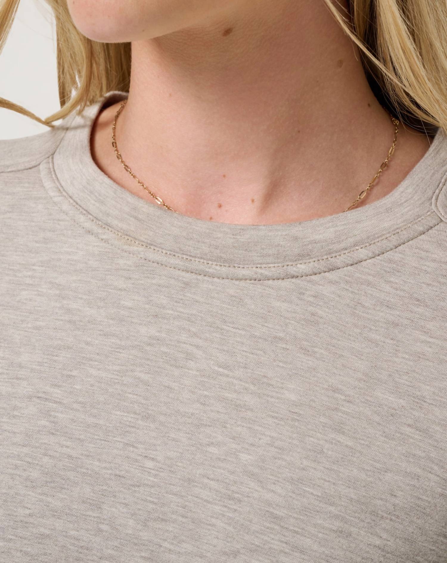 Cloudscape Pullover Sweater In Heather Savannah Tan - Image 4