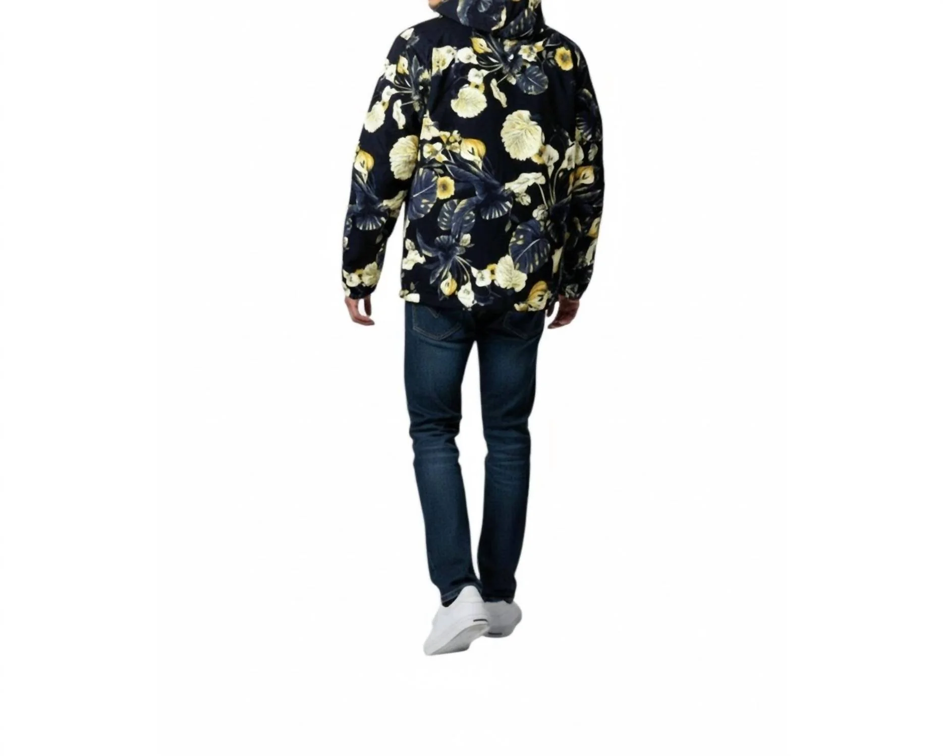 Cloudstrike Stretch Printed Jacket In Black - Image 2