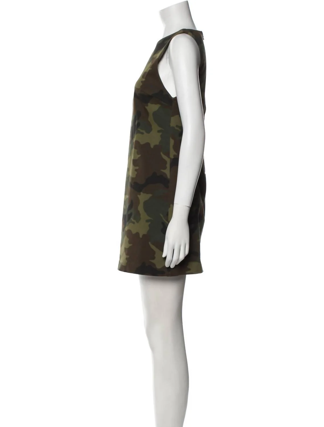 Clyde Sleeveless Dress In Camo - Image 3