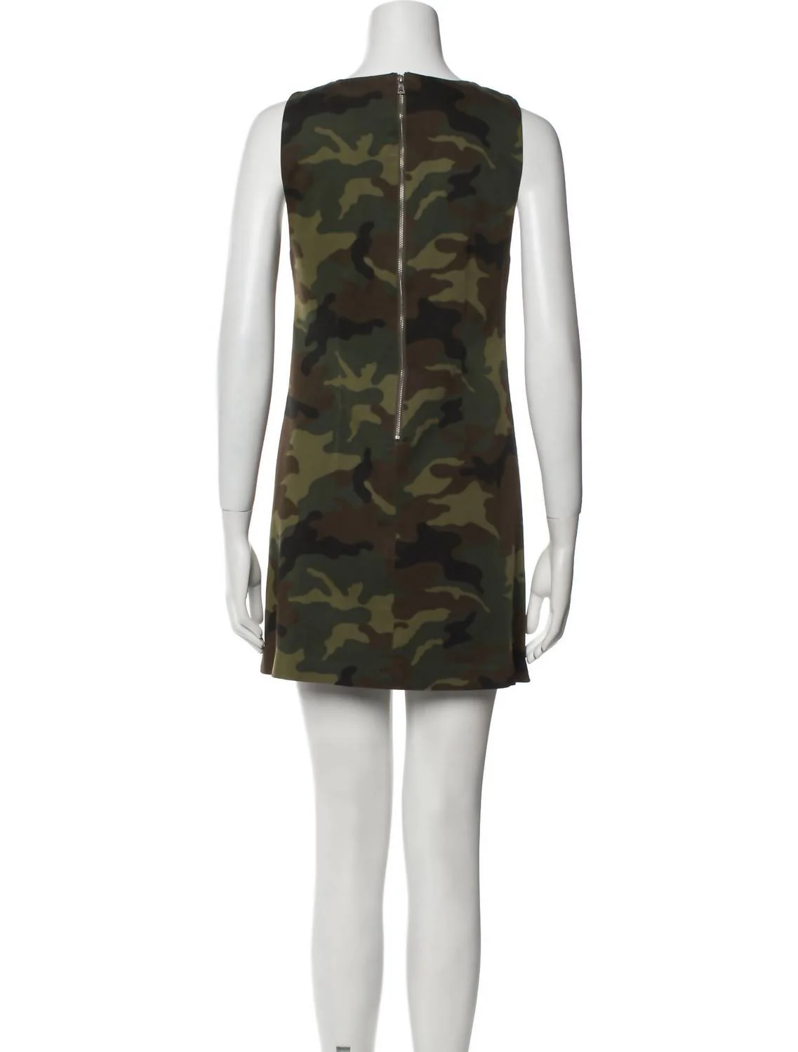 Clyde Sleeveless Dress In Camo - Image 4