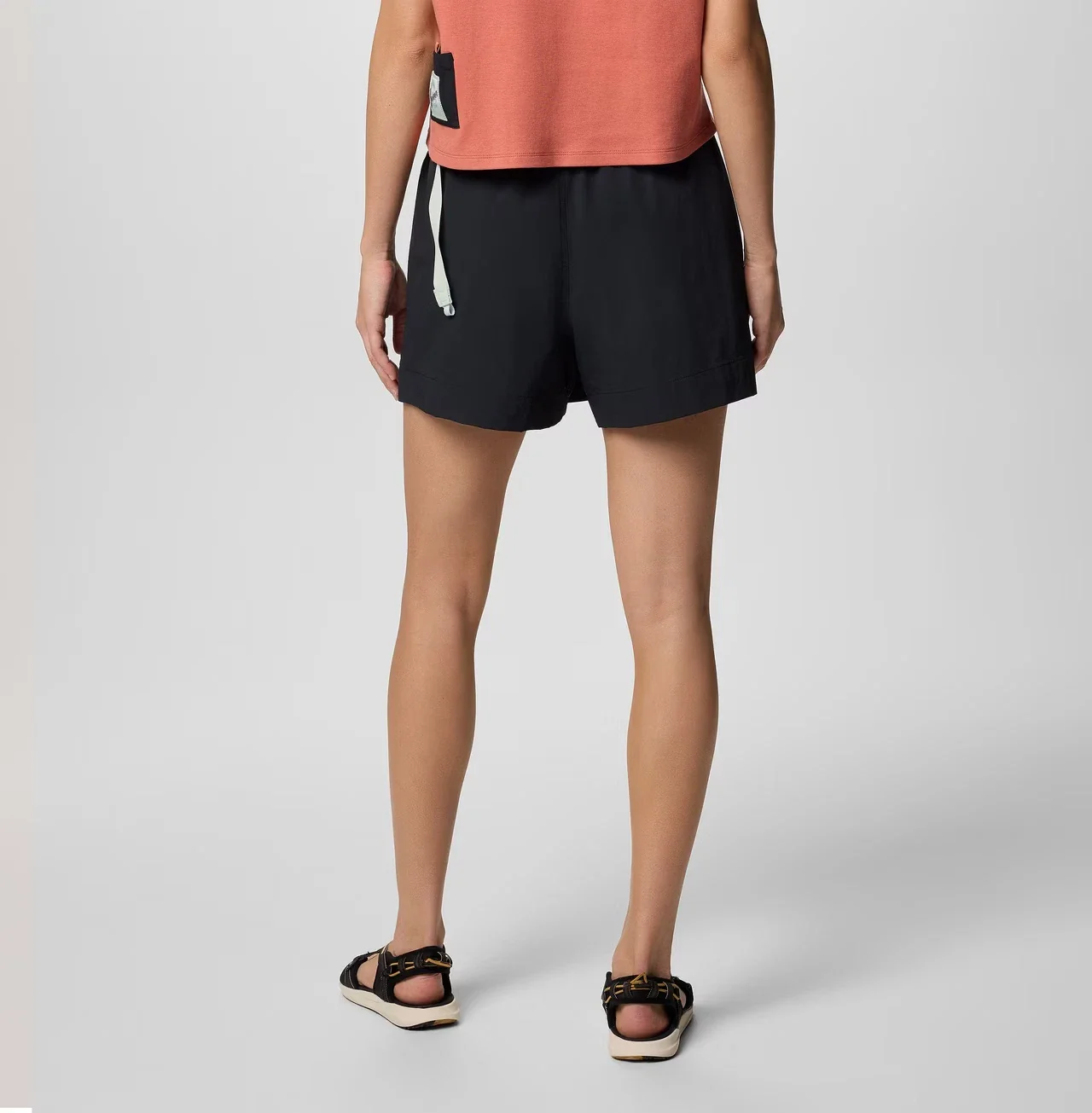 Columbia Cove Beach Utility Skort Women Black Stretch Elastic Waist DSGL1045 - Image 2