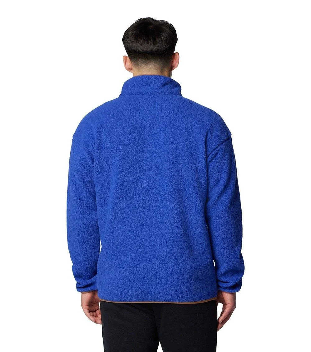 Columbia Helvetia Ii Jacket Men's Clematis Blue Half Snap Fleece Pullover JAX415 - Image 2