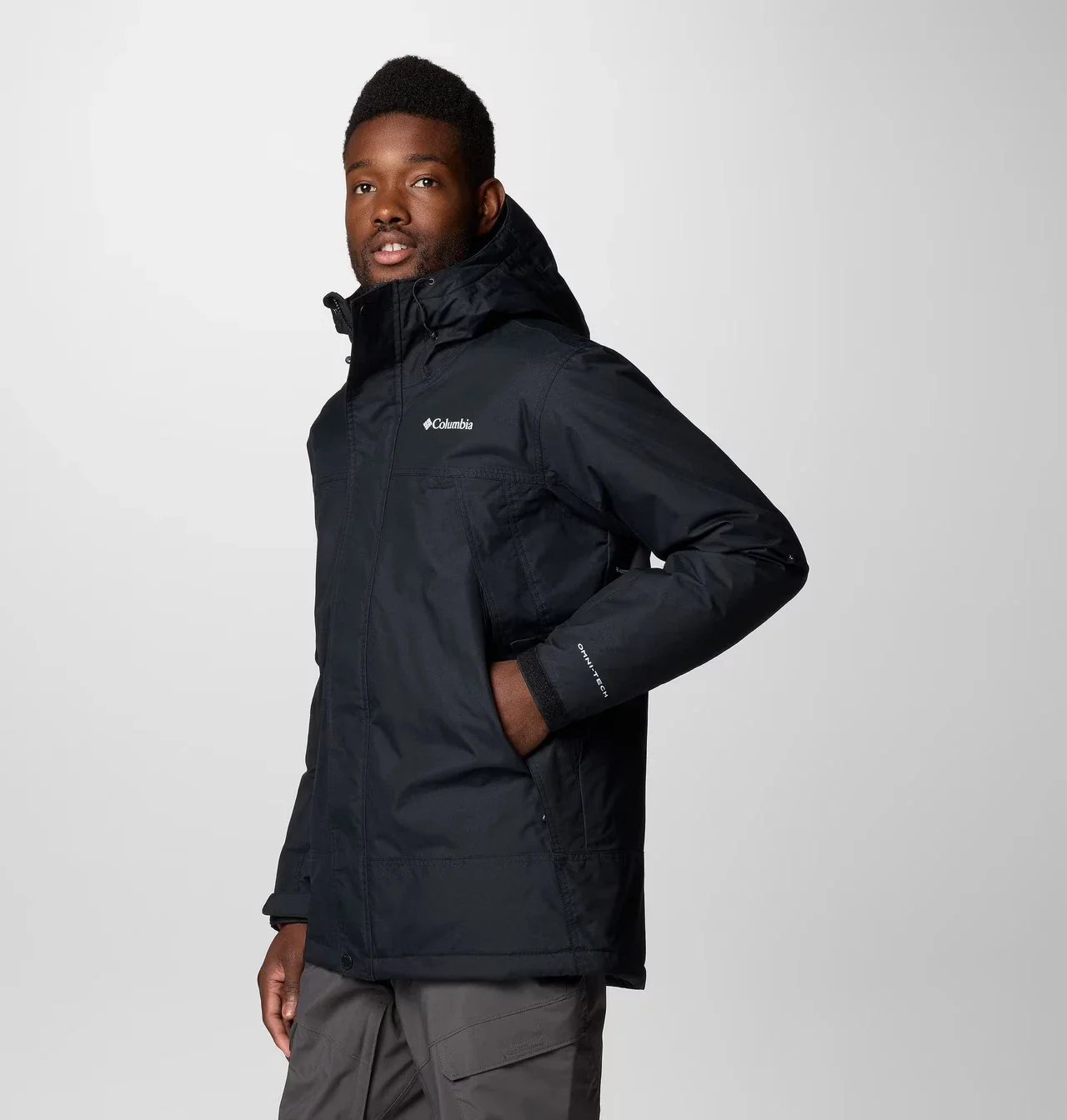 Columbia Shotski Jacket Men's Black Waterproof Insulated Full Zip JAX1104 - Image 4