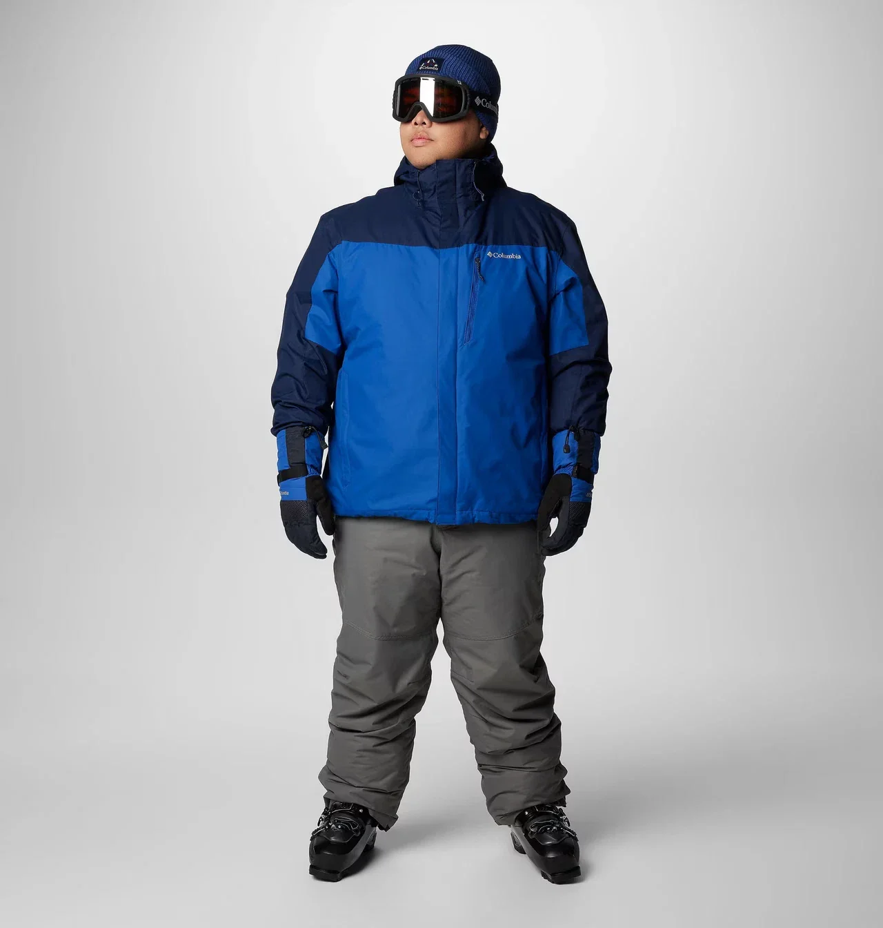 Columbia Whirlibird V Interchange Jacket Men Blue Omni-Tech Waterproof KFC558 - Image 3