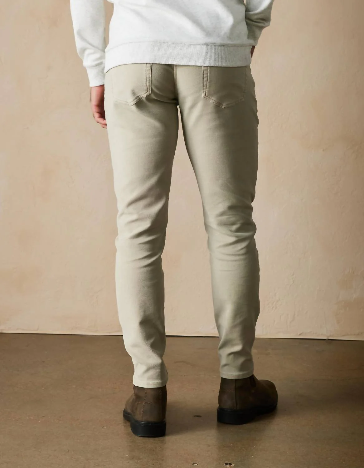Comfort Terry Pants In Sand Dune - Image 2