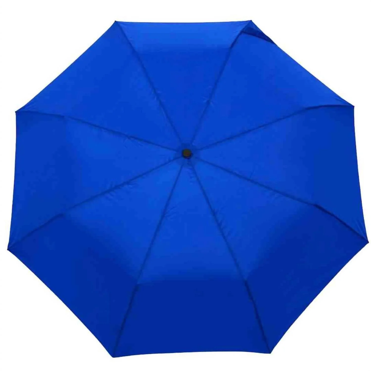 Compact Eco-Friendly Wind Resistant Umbrella In Royal Blue - Image 3