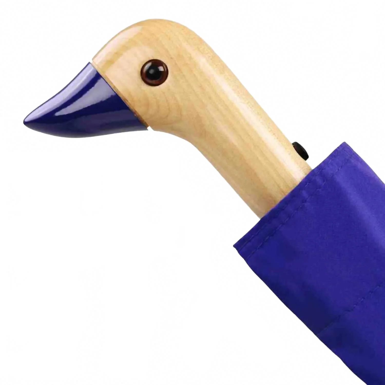 Compact Eco-Friendly Wind Resistant Umbrella In Royal Blue - Image 4