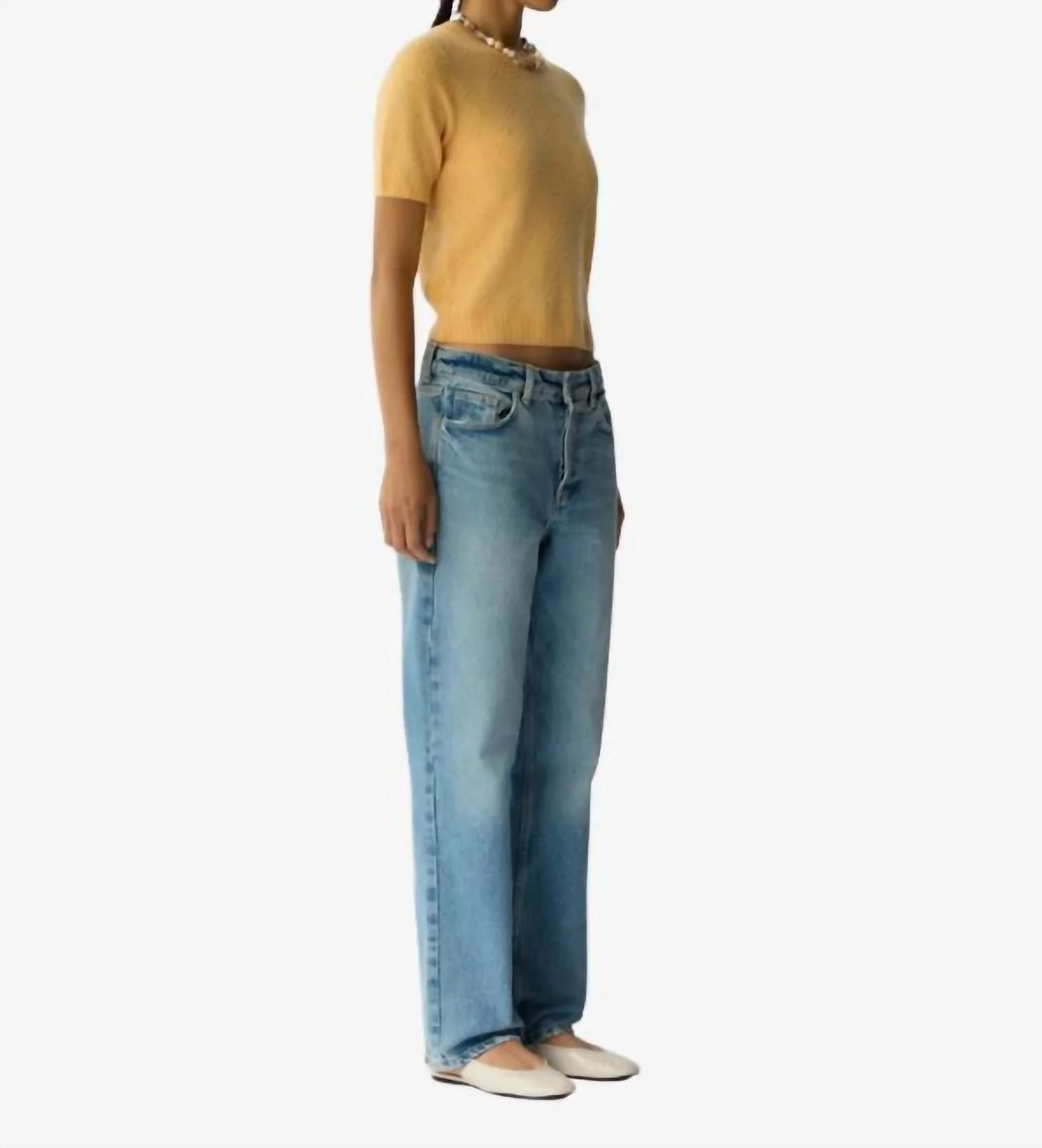 Compass Sweater Tee In Sorbet - Image 2