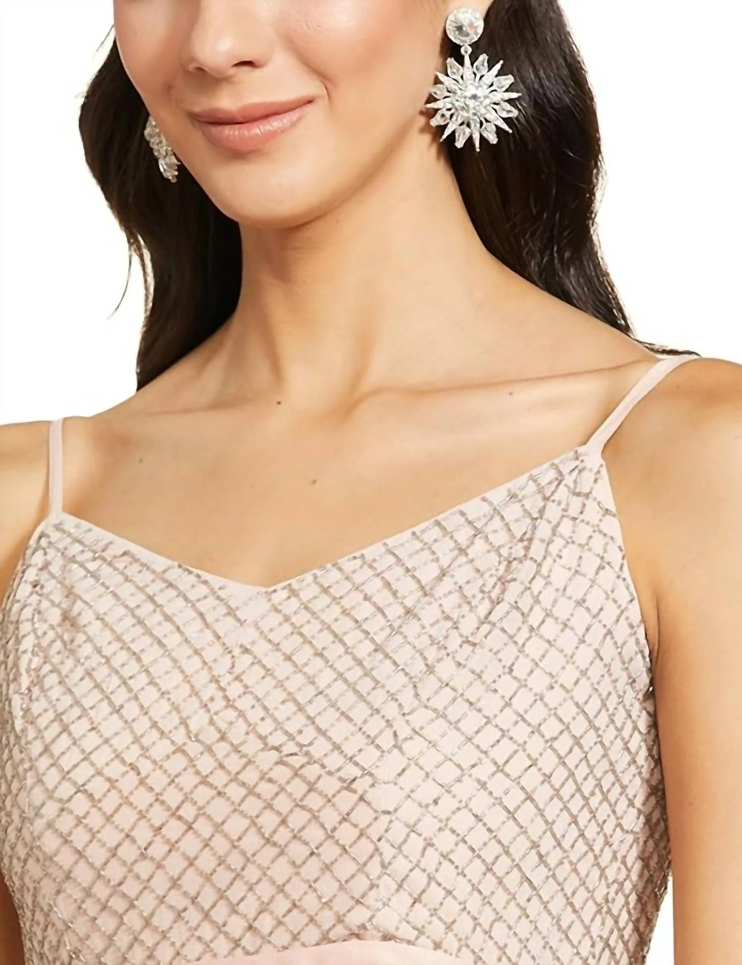 Coppelia Dress In Peach - Image 3