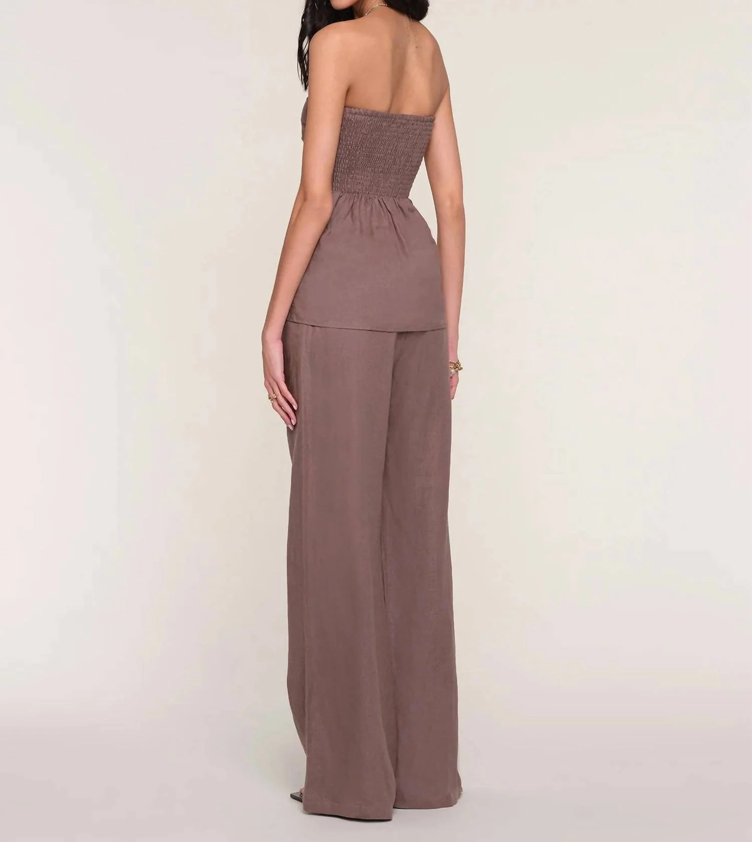 Corinne Strapless Top In Driftwood - Image 2