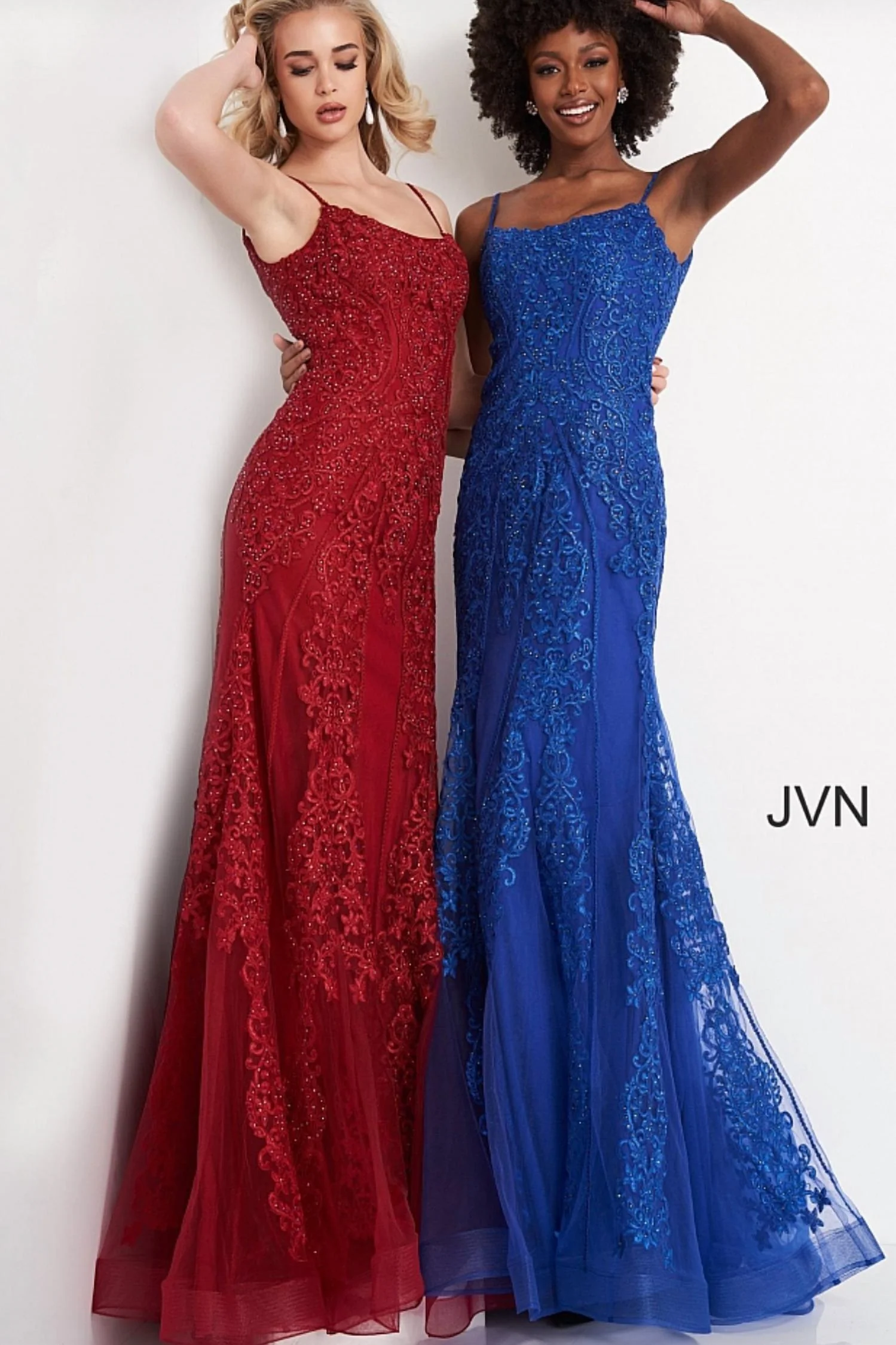 Corset Evening Gown In Wine - Image 3