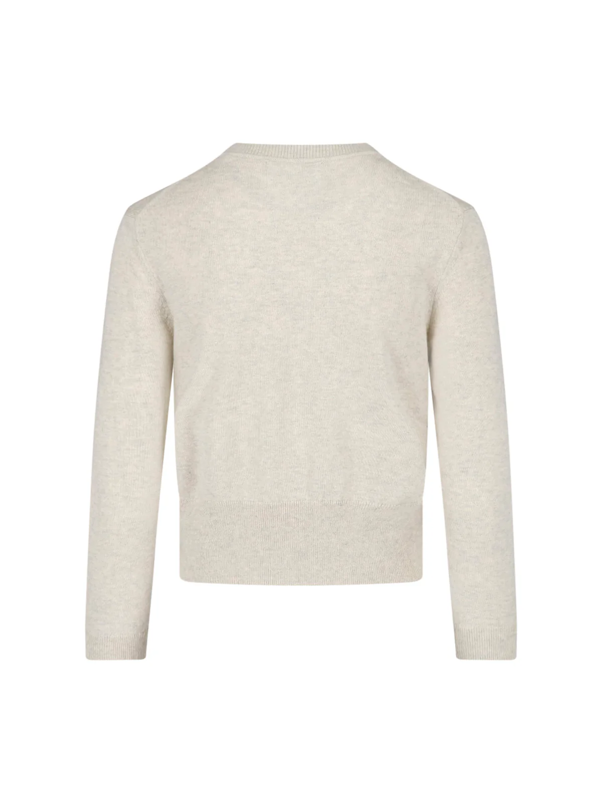 Cropped Sweater with Button-Down Front - Image 2