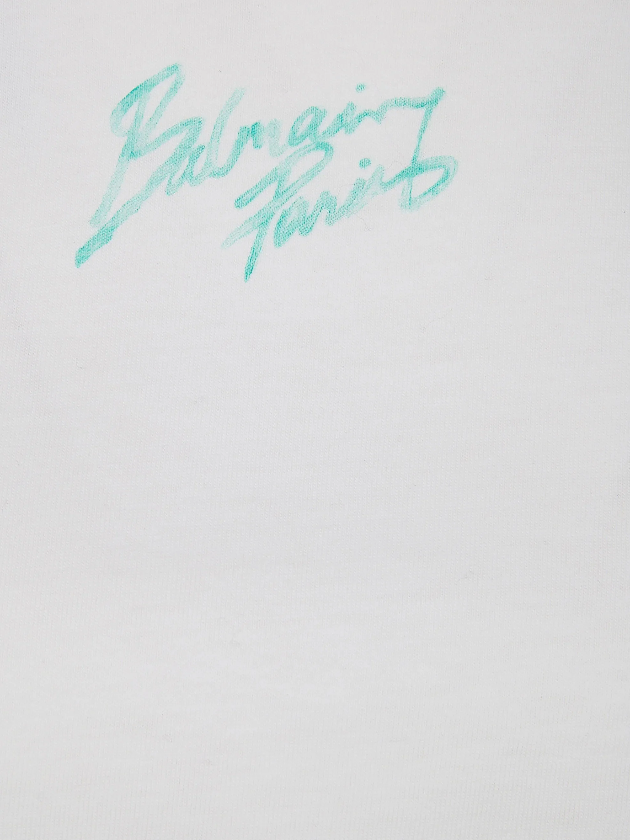 Cropped White Relaxed Logo T-Shirt - Image 3