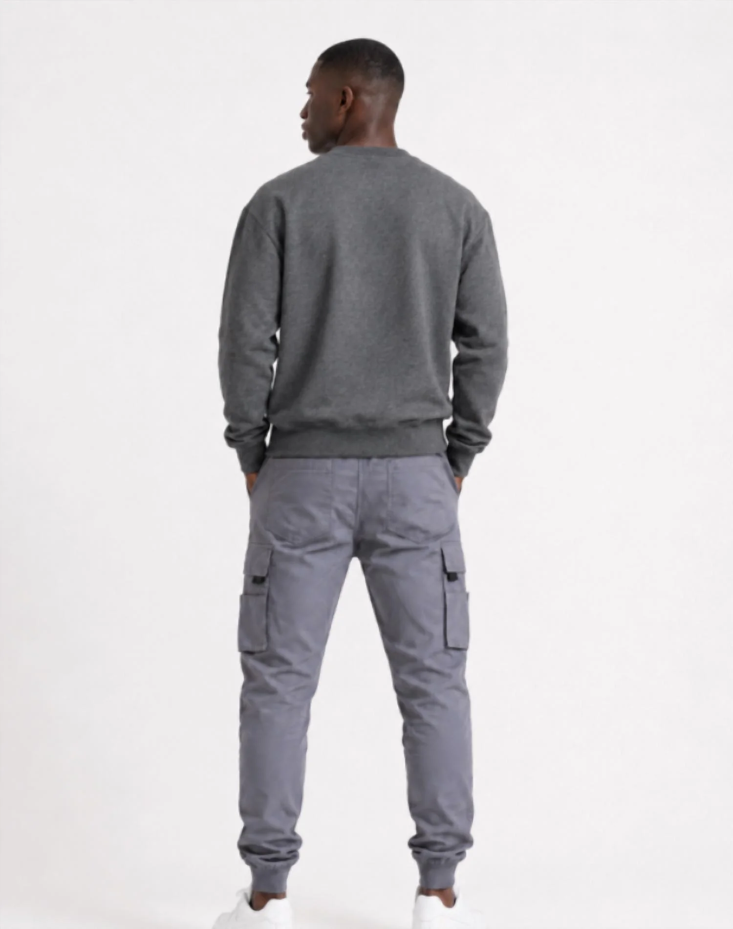 Crotona Cargo Pants – Street Style Utility In Gray - Image 4