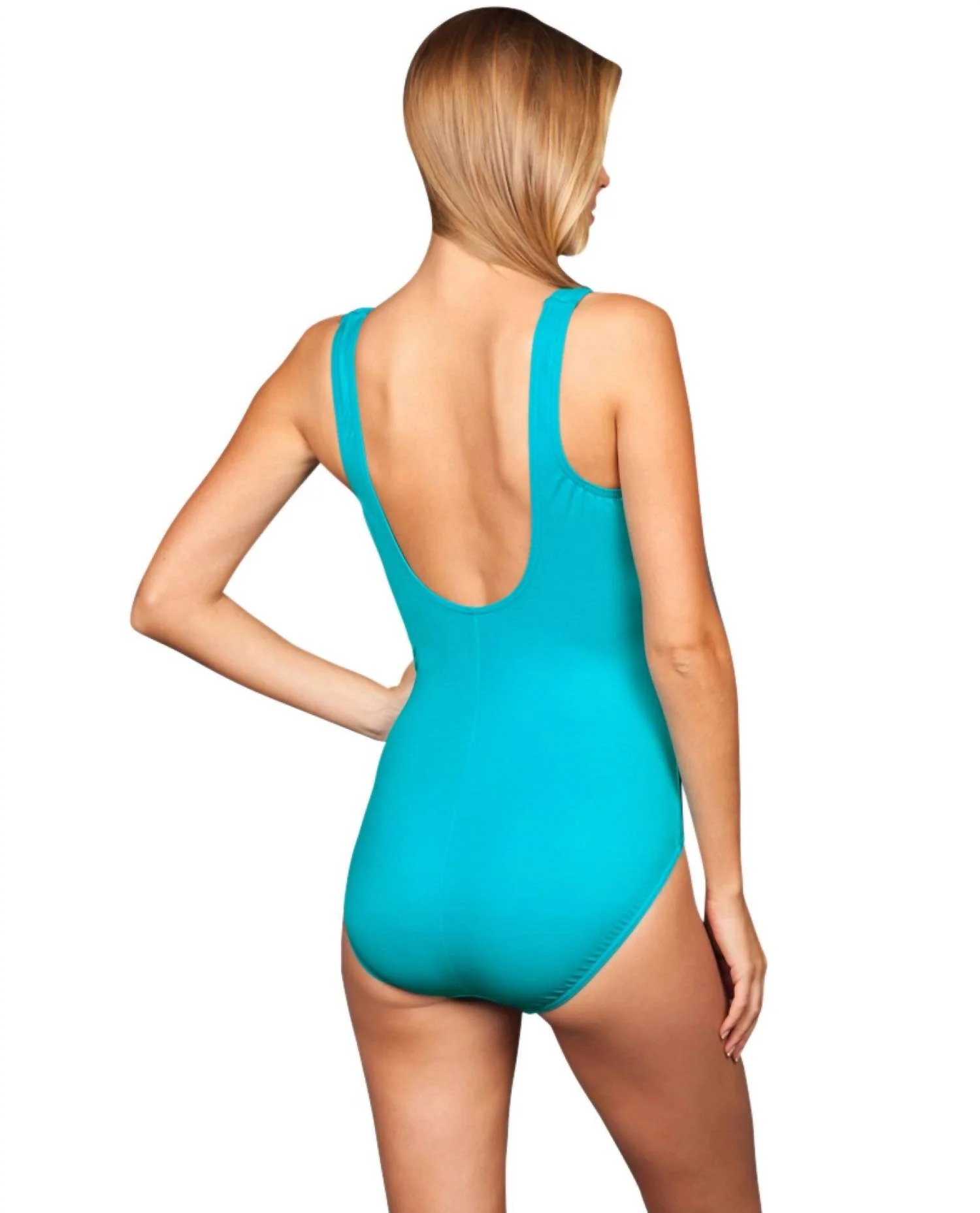 D-Cup Pandora One Piece Swimsuit In Aquamarine - Image 2