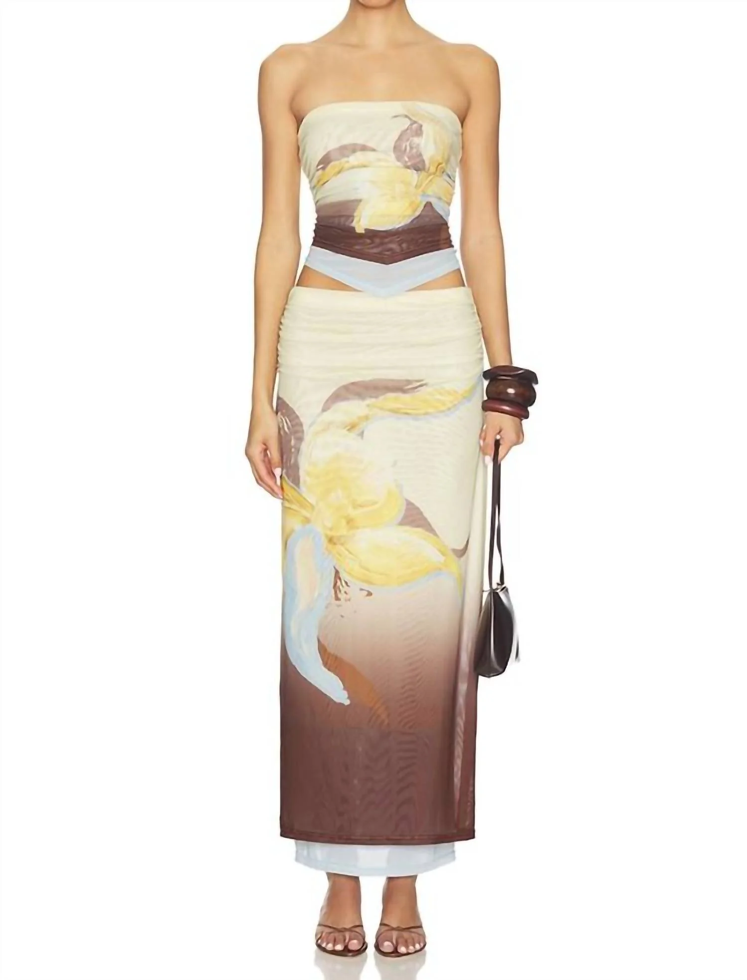 Dahlia Skirt-Top Set In Breeze