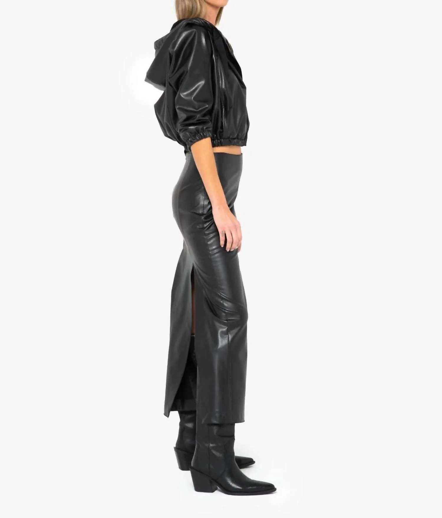 Daphne Maxi Skirt In Black - Image 2