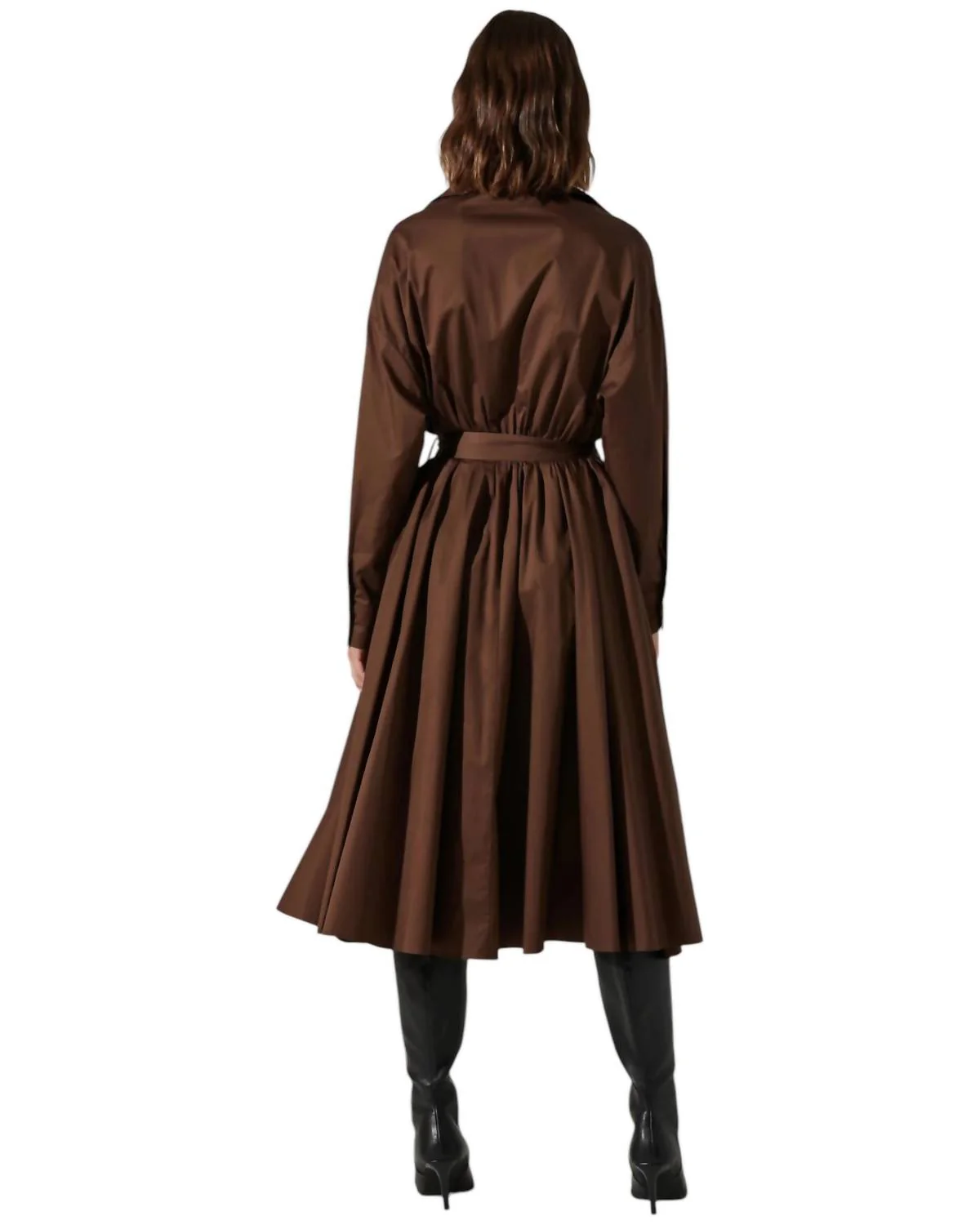Darany Dress In Brown - Image 2