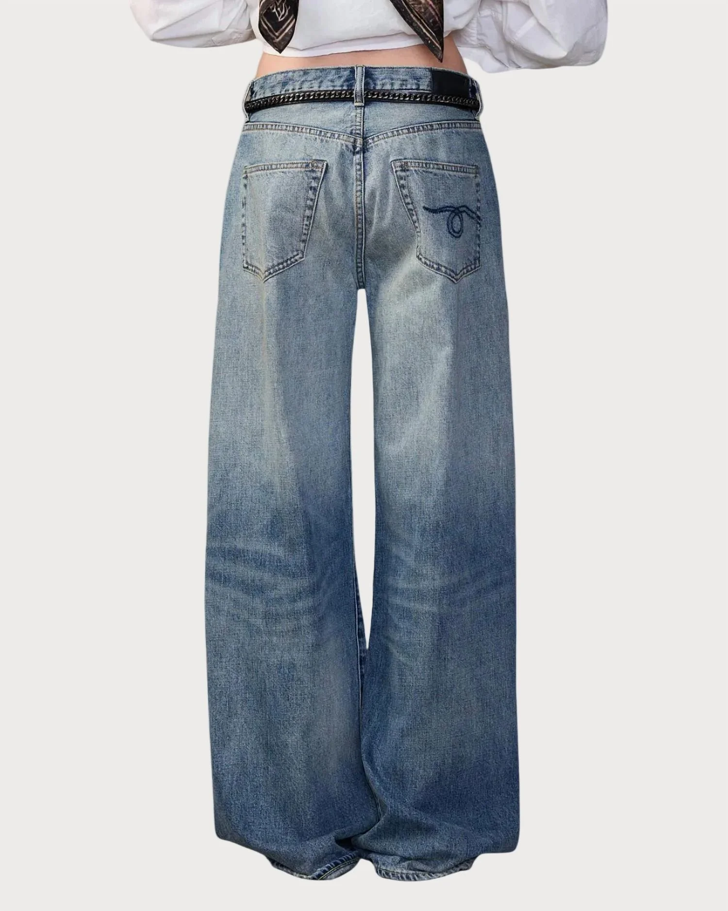 D'arcy Flare Jeans In Rivington - Image 2