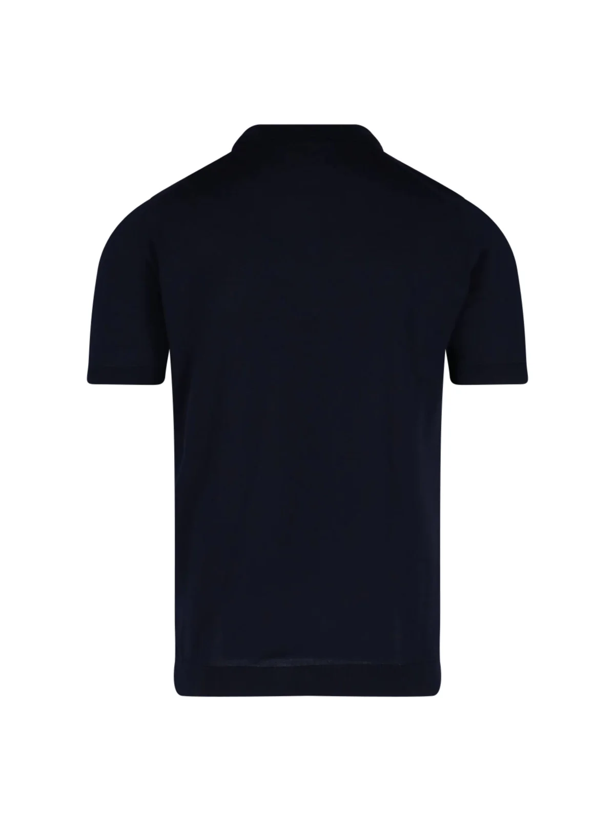 Dark Blue Adrian Classic Cotton Polo - Image 2