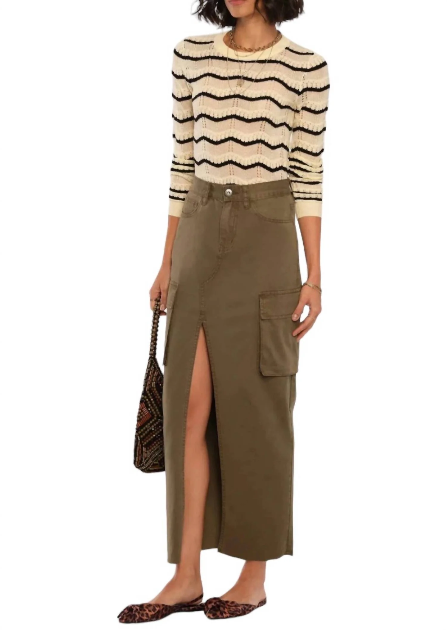 Davis Skirt In Army - Image 2