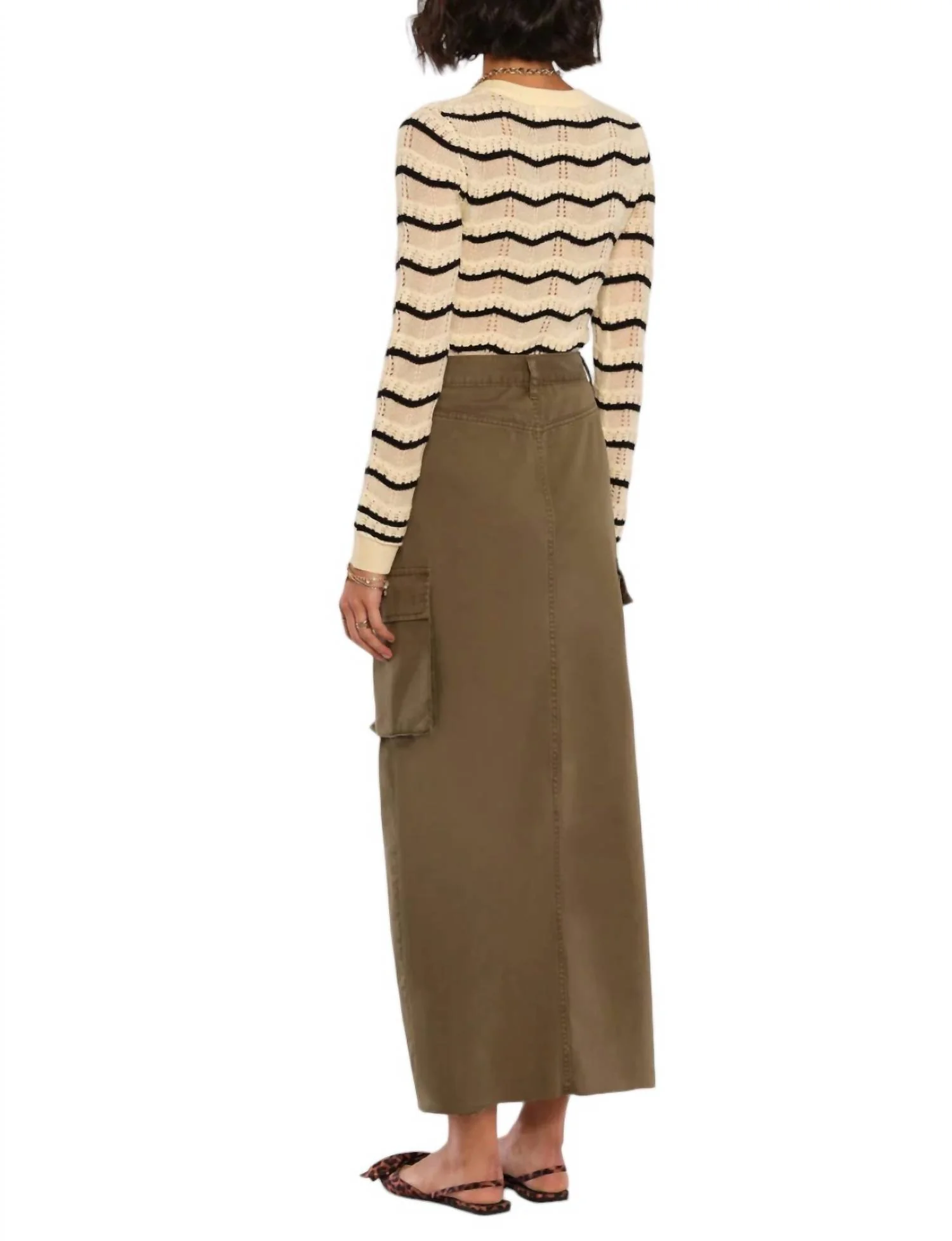 Davis Skirt In Army - Image 3