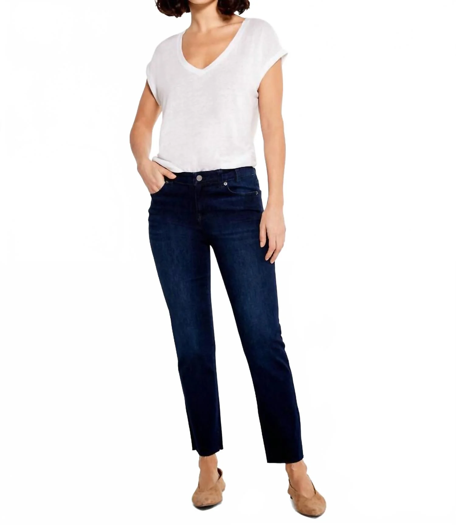 Daytrip Straight Ankle Jeans In Blue - Image 4