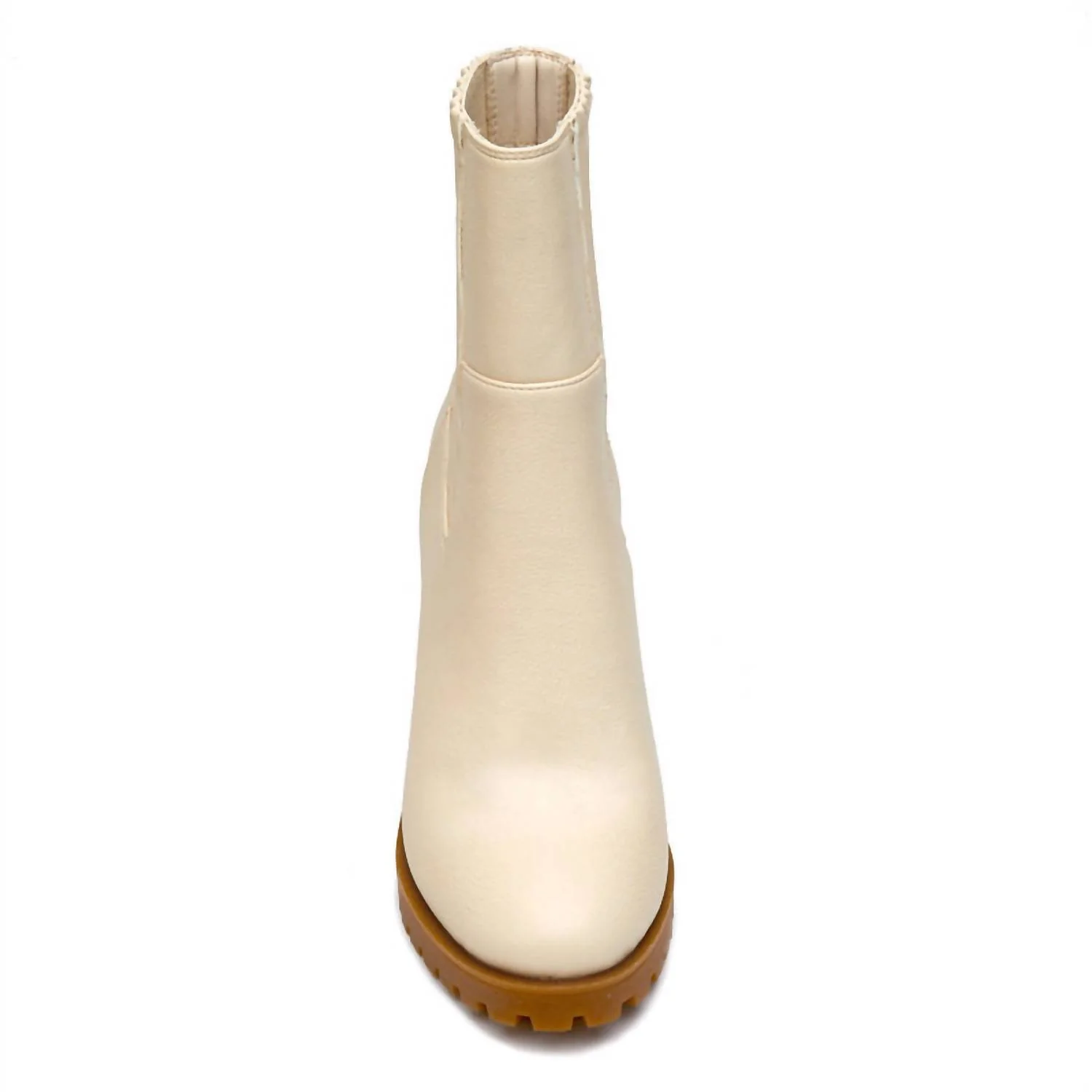 Dean Heeled Boots In Ivory - Image 2