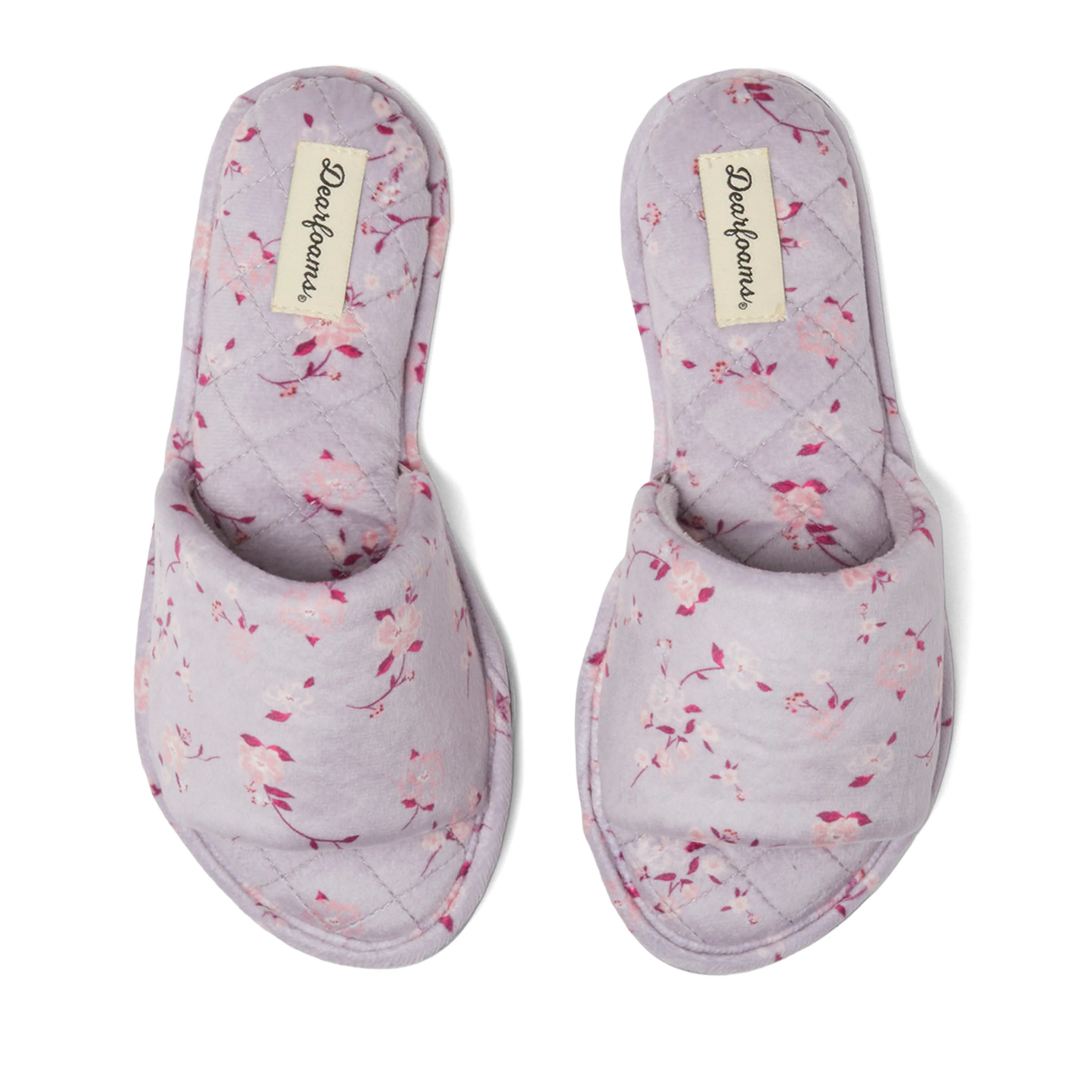 Dearfoams Women's Beatrice Microfiber Velour Slide House Slipper - Image 4