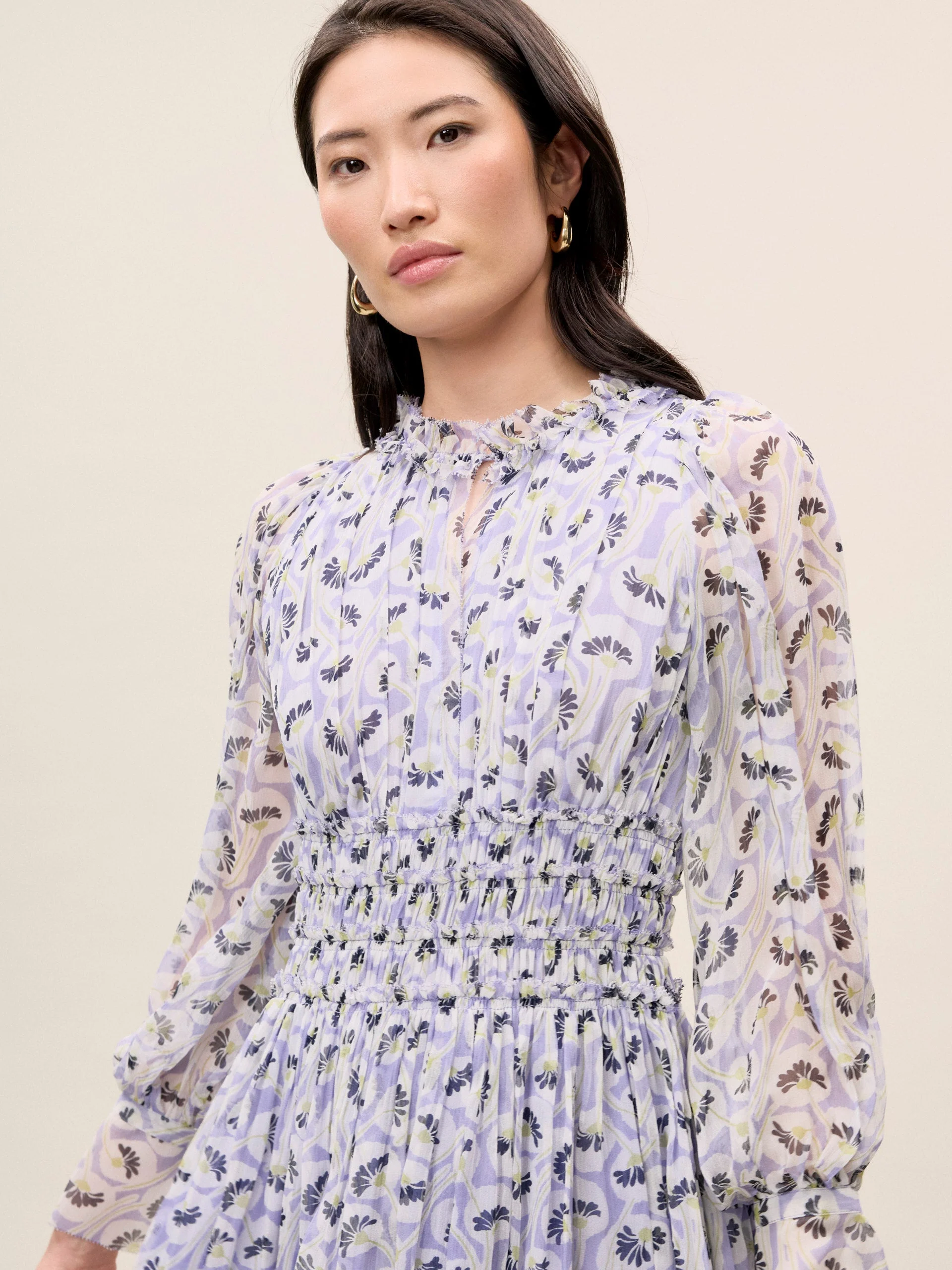 Deco Long Sleeve Dress - Image 3